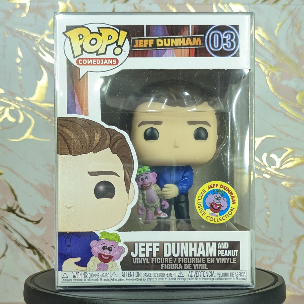 Funko Pop Comedians Jeff Dunham with Peanut 03, MIB